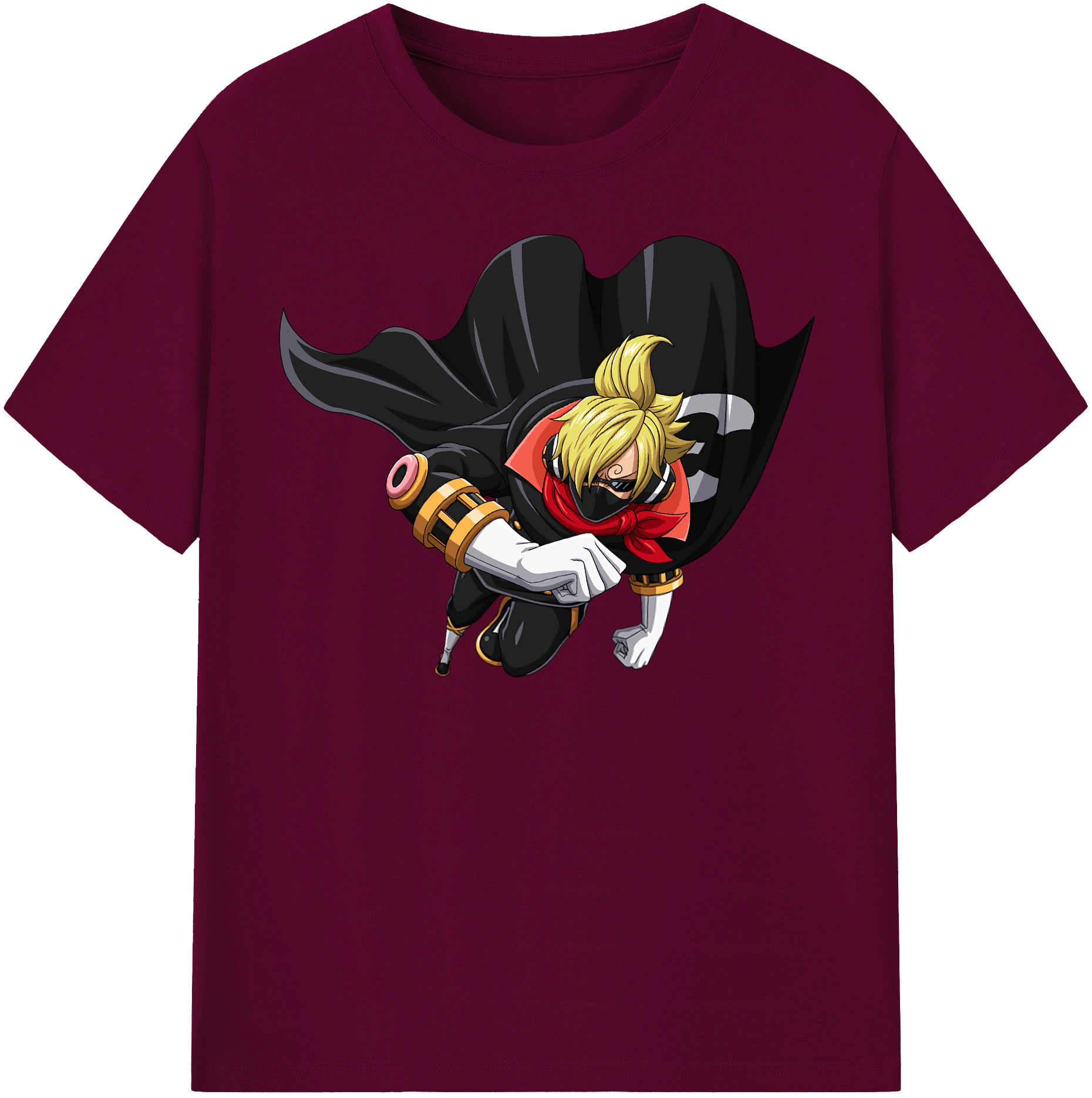 （画像用） ワンピース サンジ ONE PIECE Sanji レディースカジュアルプリントTシャツ（綿100％）